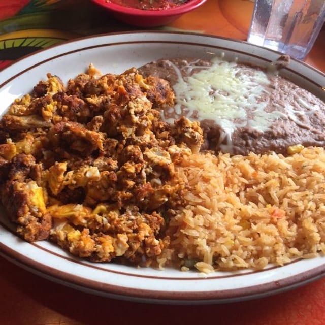 Huevos Con Chorizo.