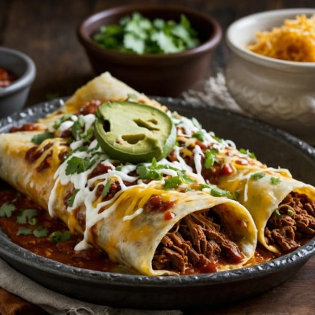 Enchiladas Rancheras.