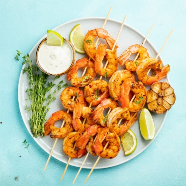 Grilled Shrimp.