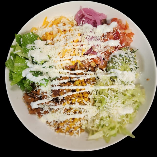 Taco Bowl With Shrimp.