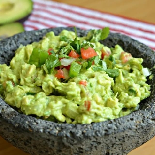 Fresh Homemade Guacamole and Chips.