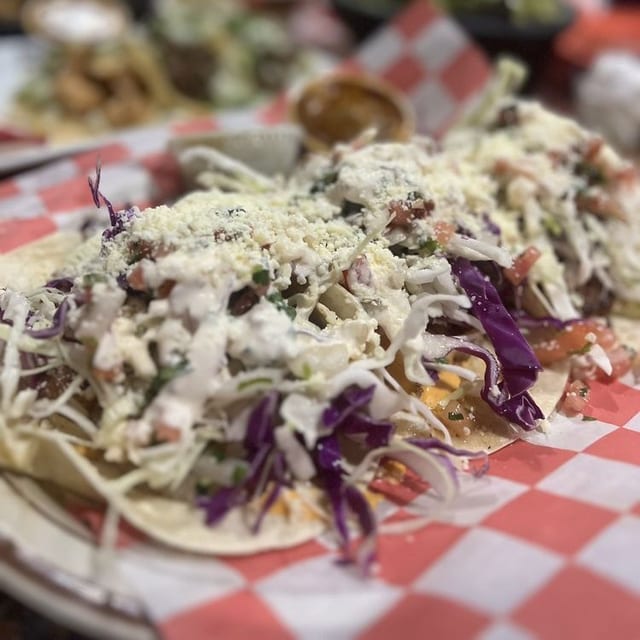 Baja Shrimp Tacos.