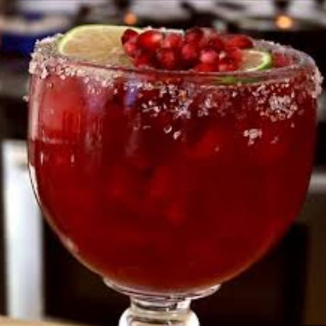 Pomegranate Margarita.