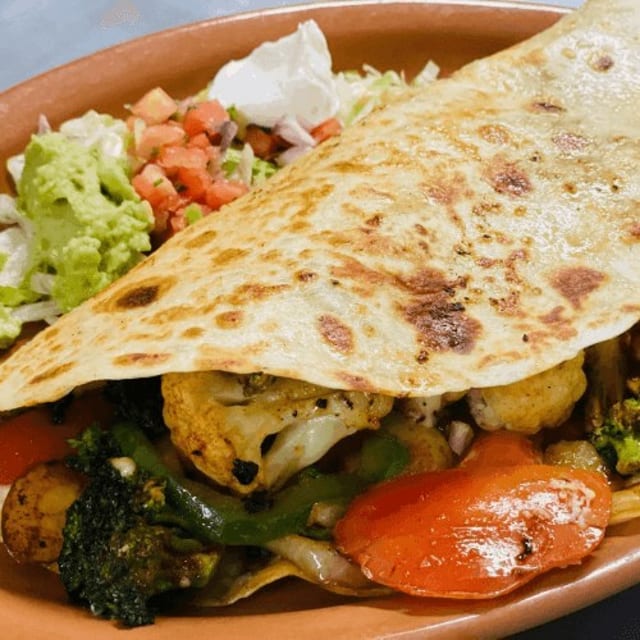 Gomez Super Veggie Quesadilla.