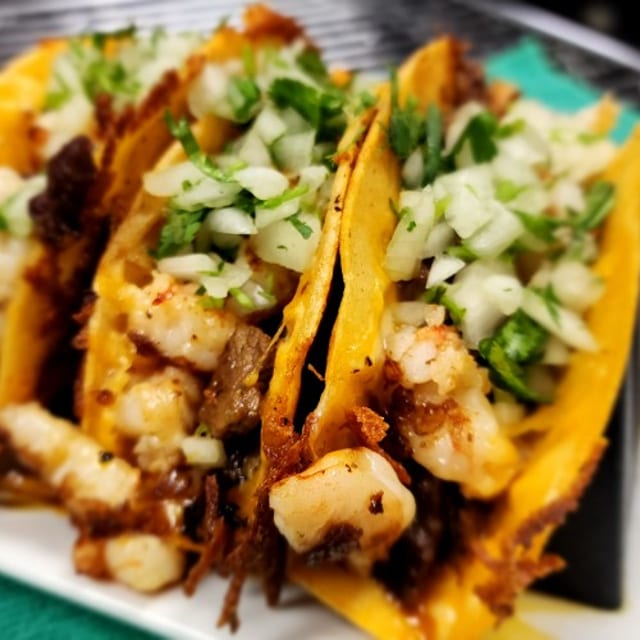 Surf N turf Tacos.