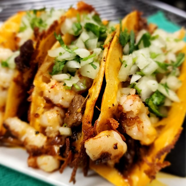 Surf N Turf Tacos.