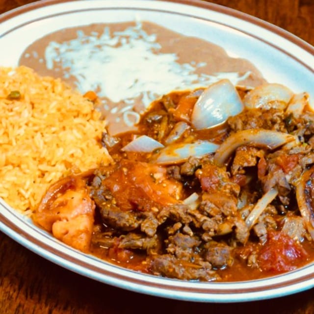 Carne Guisada (Spicy).