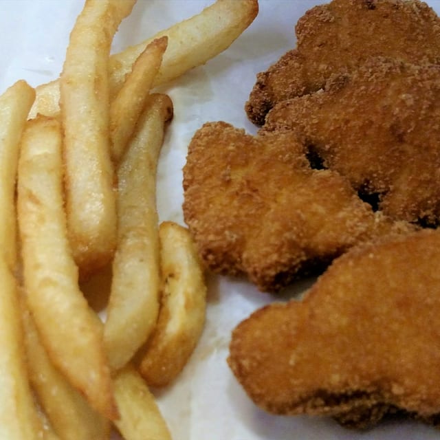 F. Dino Nuggets and Fries.