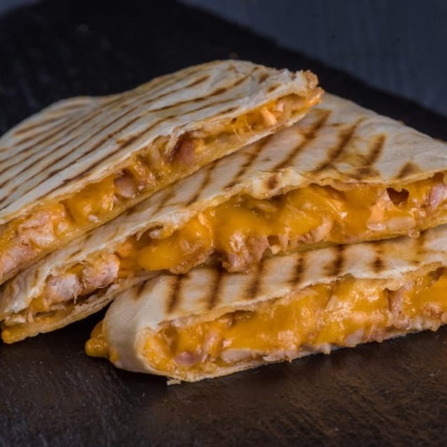 (2) Cheese Quesadillas.